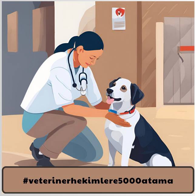 Hayvan hastalıklarının önlenmesi ve kontrolü için özellikle kuduz gibi vakaların artmasının önüne geçilmesi için #veterinerhekimlere5000atama <a href="/TCTarim/">T.C. Tarım ve Orman Bakanlığı</a> 
<a href="/_cevdetyilmaz/">Cevdet Yılmaz</a> 
<a href="/ibrahimyumakli/">İbrahim Yumaklı</a> 
<a href="/AhmetGumen/">Ahmet GÜMEN</a> 
<a href="/Seyfullahaslntk/">Seyfullah Arslantürk</a> 
<a href="/ahmtbgc/">Dr. Ahmet Bağcı</a> 
<a href="/VetHekimSen/">Veteriner Hekim-Sen</a> 
<a href="/ttosgm/">TÜRK TARIM ORMAN SEN</a>