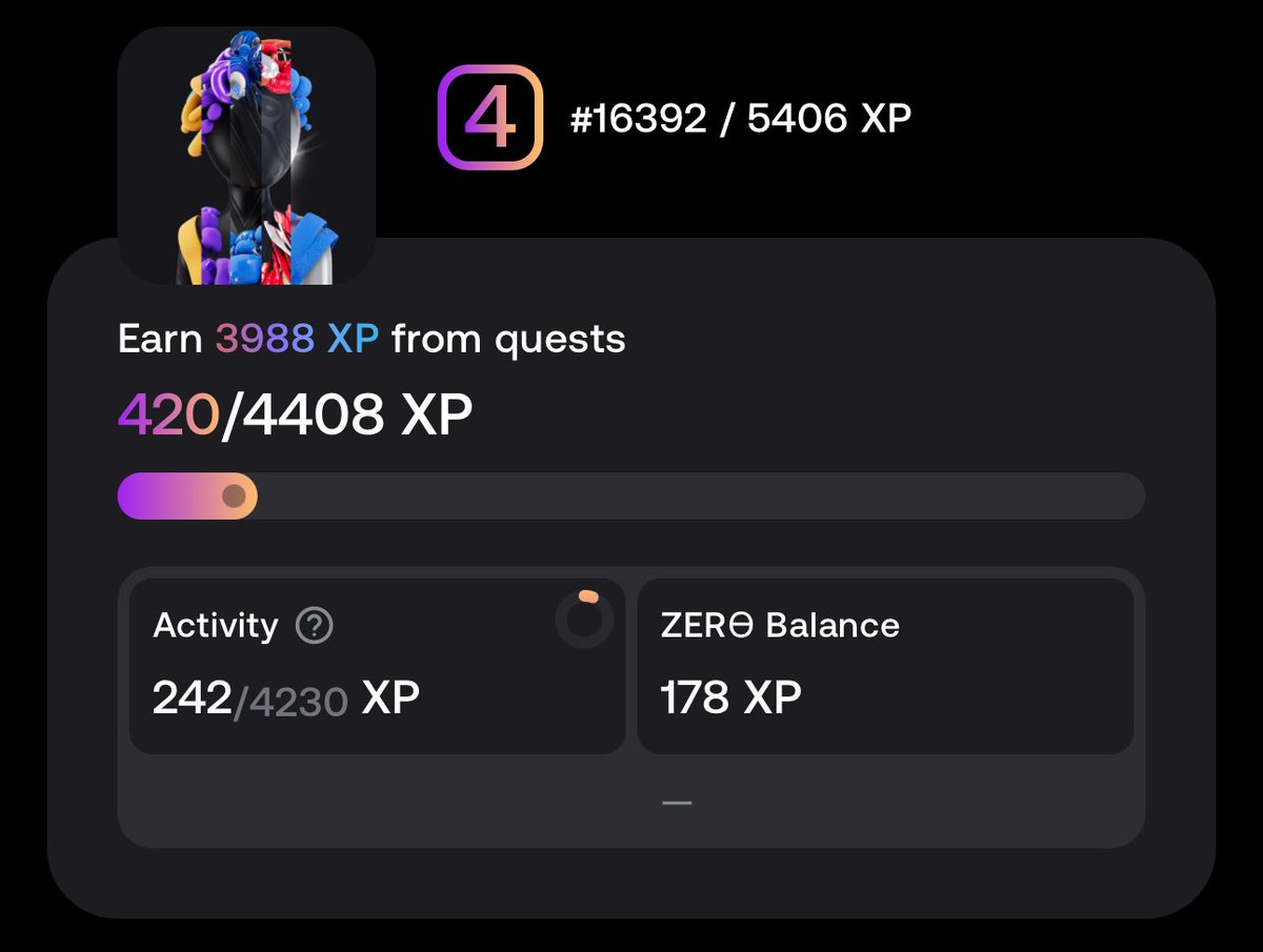 1CryptoMama's tweet image. Fade mama and regret later! 
Shared how to position on zerion few years ago 

To check your Xps 👇🏼

Visit: link.zerion.io/referral?code=…

You are not late to start earning Xps by simply using the zerion wallet!

Airdrop Confirmed 🥵

New users join in now via the link above

How many…