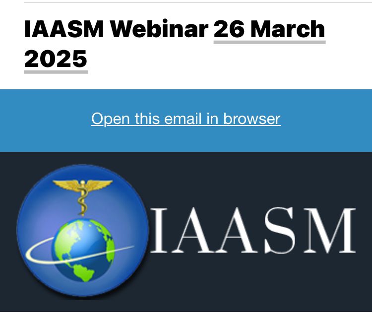 SEMAeroespacial's tweet photo. #IAASM Webinar 26 March 2025

An Academy webinar has been organised for 26 March 2025 at 09.00 EST (14.00 UK, 15.00 Madrid) on #SinglePilot and Reduced #Crew Options for #Commercial Airlines.

The webinar will last 90 minute
Please ‘Save the Date!’.
Dr Sally Evans https://t.co/0eNoZidvWG