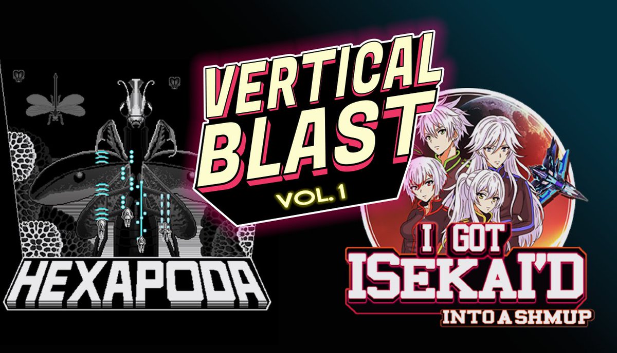 It’s time to dive into the thrilling world of arcade #shoot 'em ups with Vertical Blast Vol. 1, an exclusive #bundle featuring two great #shmups!

#indigame #nintendo #switch #NintendoSwitch #pixelart #STG #VerticalBlastVol1