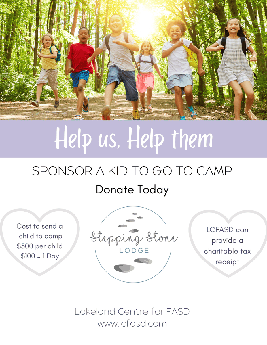 LakelandFASD's tweet photo. We are currently looking for 2025 LCFASD Summer Camp sponsors! 

If you’re interested in sponsoring a child to attend our summer camp, please reach out by calling 780-594-9905. https://t.co/Z7GHbLC5fQ