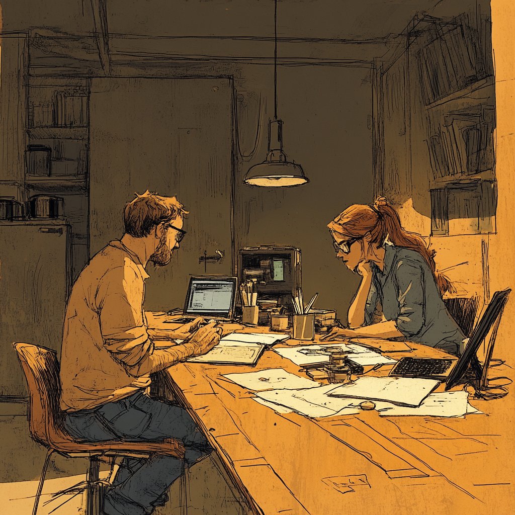 Alice and Bob are actually working hard to validate all the delicious PoVs produced by Charlie and Dave. But they both are more happy to stay in the background.