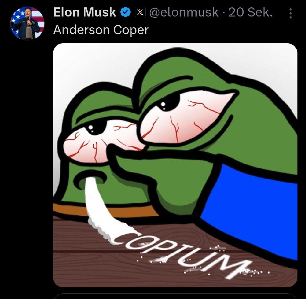 Hopium_HOPE's tweet photo. Elon he likes. Thanks brother $Hopium 
#ElonMusk https://t.co/06oBRDKcwj