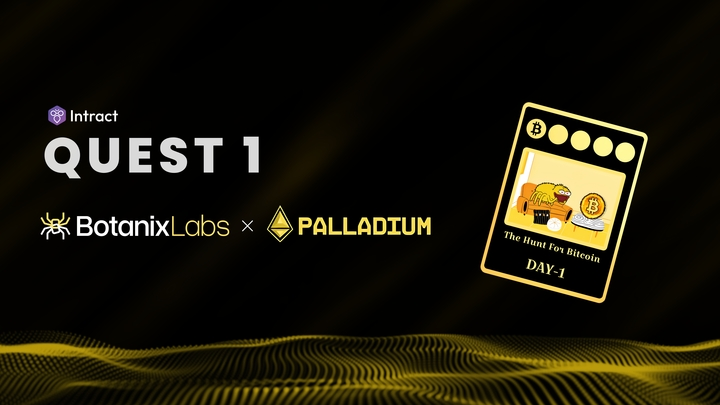 The Quest for Bitcoin: A <a href="/botanix/"></a> Adventure begins on <a href="/Intract_HQ/">@Intract_HQ is now @Bantr_fun</a>! 🕷️

Featuring Palladium. ⚡

Complete tasks to earn the first NFT in this exclusive series by Botanix.

⏳ Time is ticking! Link below 👇