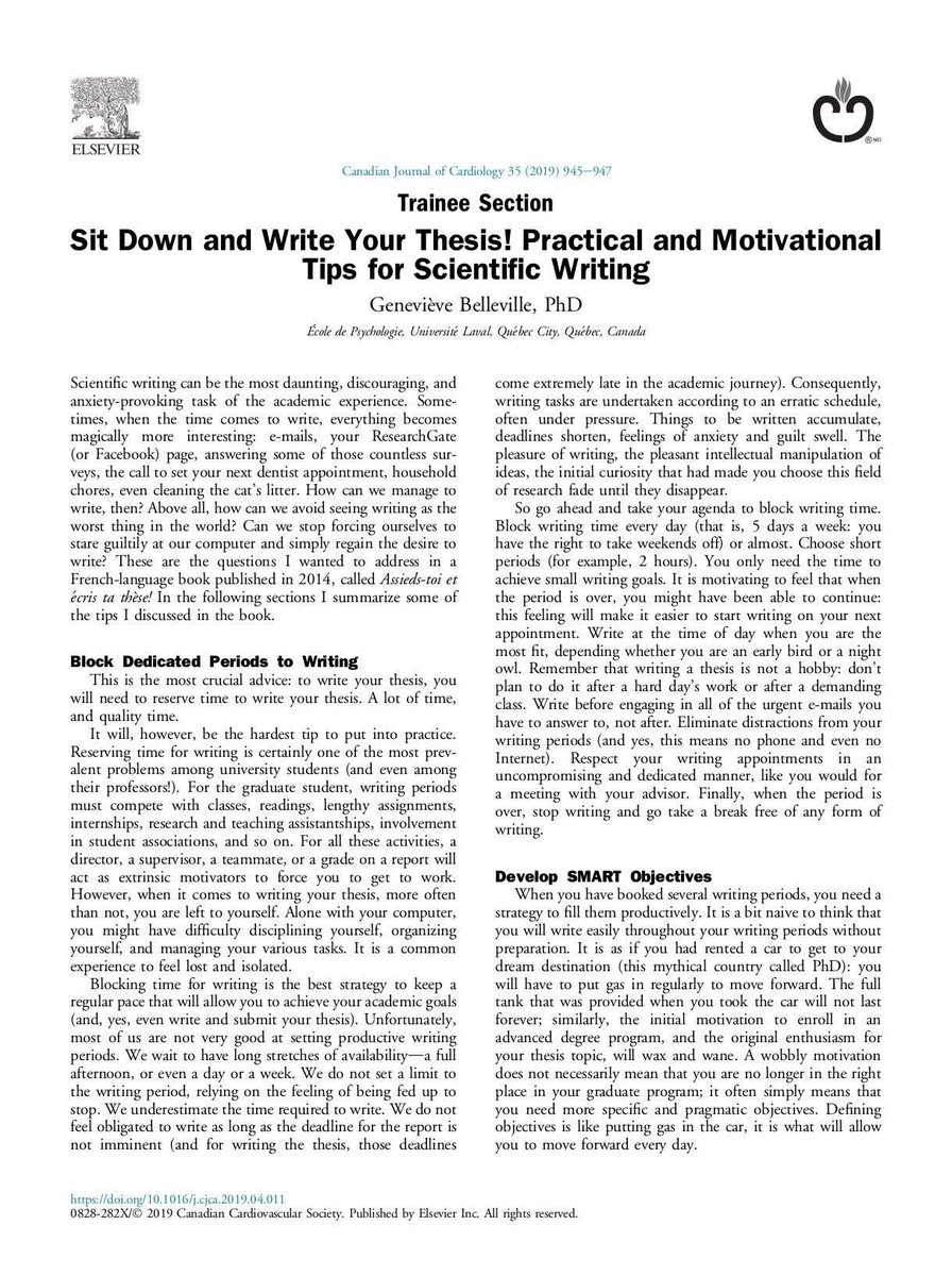 Sit down and write your thesis! Practical and motivational tips for scientific writing. 
Full PDF at docdroid.net/e4AjxIZ/sit-do…