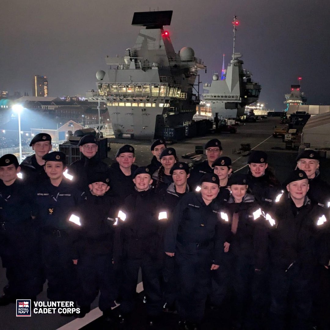 Volunteer Cadet Corps (@vcccadets) on Twitter photo 🌊⚓️ This Tuesday, <a href="/ExcellentRNVCC/">HMS Excellent RNVCC</a> had an incredible opportunity to tour the Royal Navy's flagship, <a href="/HMSPWLS/">HMS Prince of Wales</a>!
They explored various compartments, including the bridge and hangar. It was an unforgettable experience for everyone onboard! 🚢
#MeetTheChallenge #HMSPrinceOfWales 🌊⚓️ This Tuesday, <a href="/ExcellentRNVCC/">HMS Excellent RNVCC</a> had an incredible opportunity to tour the Royal Navy's flagship, <a href="/HMSPWLS/">HMS Prince of Wales</a>!
They explored various compartments, including the bridge and hangar. It was an unforgettable experience for everyone onboard! 🚢
#MeetTheChallenge #HMSPrinceOfWales