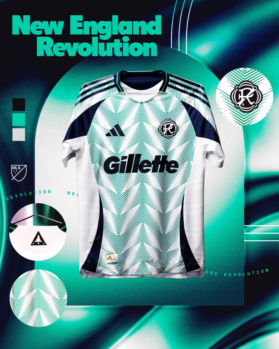 Major League Soccer (@mls) on Twitter photo Paying homage to the flag of New England. 🌲
<a href="/NERevolution/">New England Revolution</a>’s 2025 secondary jersey: soc.cr/3WTQLVy Paying homage to the flag of New England. 🌲
<a href="/NERevolution/">New England Revolution</a>’s 2025 secondary jersey: soc.cr/3WTQLVy