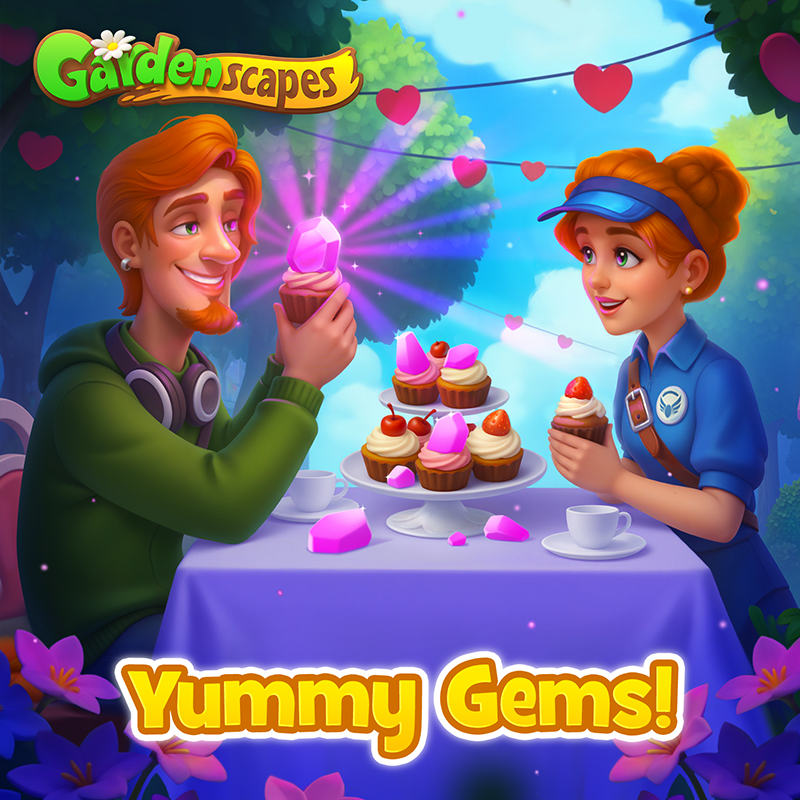 Gardenscapes tweet media