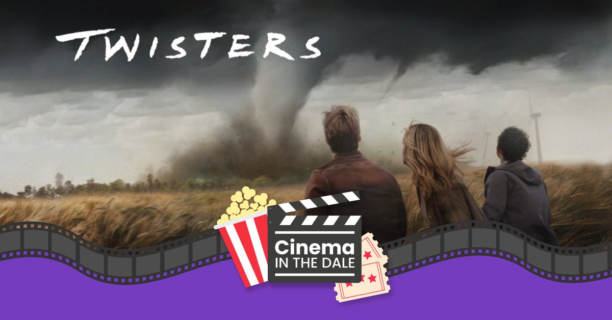 We're showing Hollywood blockbuster "Twisters" on Sat 22nd Feb. Tickets are only £6! 🎬

If you've not been for a while: we've redecorated, new chairs, new sound system and drop-down cinema screen.

Plus, cinema nights have a bar, and ice cream! 🍨🍷
ticketsource.co.uk/pbmemorialhall