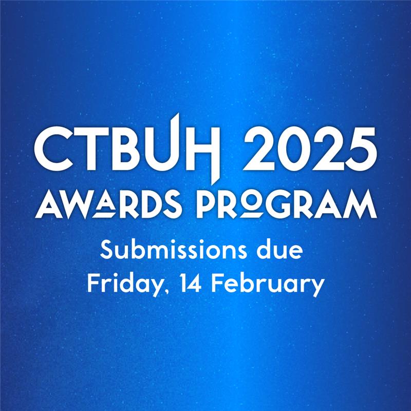 CVUrbanism's tweet image. 2 days left to submit your projects to the CTBUH 2025 Awards Program! All submissions must be completed by this Friday, 14 February. 🏬 Learn more: awards.ctbuh.org #awards #tallbuildings