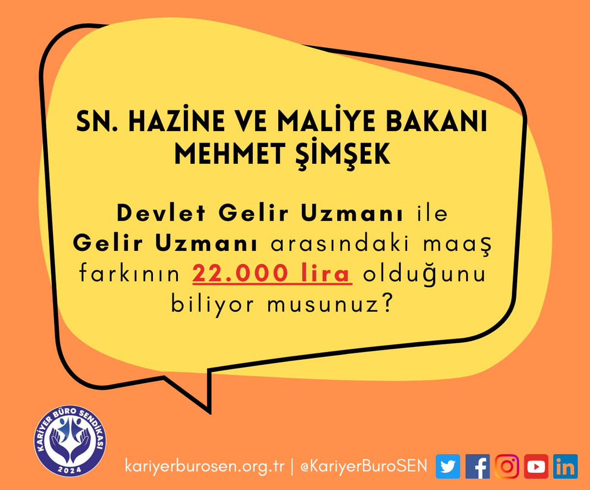 Ozansittt's tweet photo. #kariyeruzmanıayırma arada fark değil bir asgari ücret var sayın bakanım @memetsimsek https://t.co/Z69cdZofoi