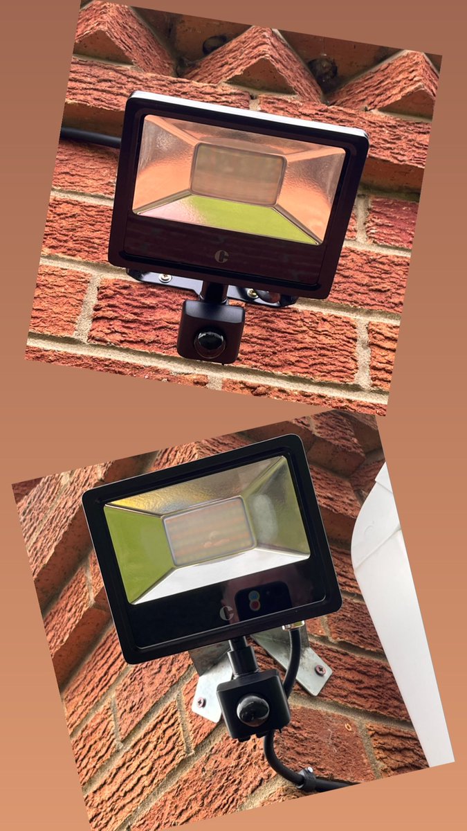 New security lights installed today for one of my customers. #Beeston #Nottingham #electrician #collingwood #collingwoodlighting #collingwoodled  #collingwoodledlighting