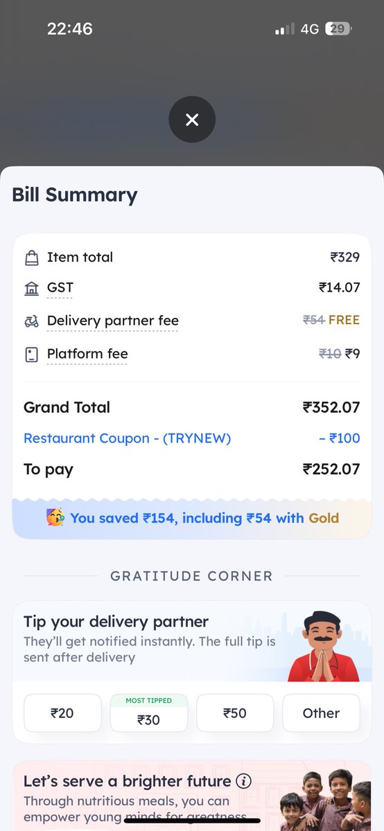 JigsKugashiya's tweet photo. Is @zomato Gold even worth it? 🤔

Ordered the same meal on two accounts—one with Gold, one without. The Gold account showed higher prices, but the final total was nearly the same!

Feels fishy! Anyone else noticed this? 🤯

#Zomato #ZomatoGold #HiddenCharges #FoodDelivery https://t.co/tkN5EzvJQm