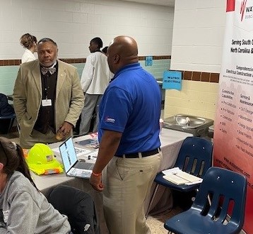 TechCenterVB's tweet image. More pics from our Career Fair today...Dr. Brower visited too! @vbschools @TCE_VBCPS