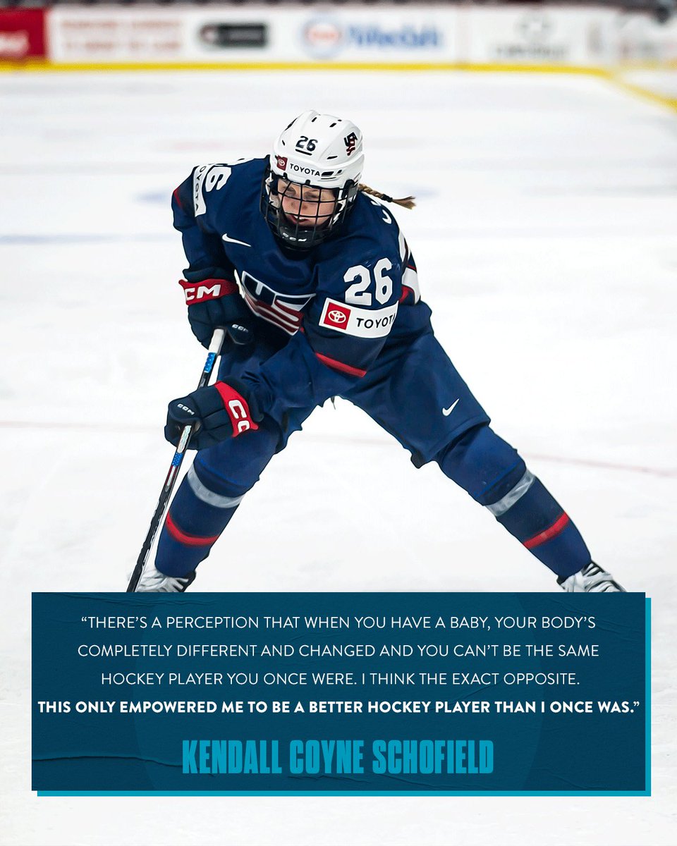 Olympic gold medalist, Olympic team captain, and, amongst other accomplishments, new mom, Kendall Coyne Schofield, sets her sights on the 2026 Winter Olympics. 🏒