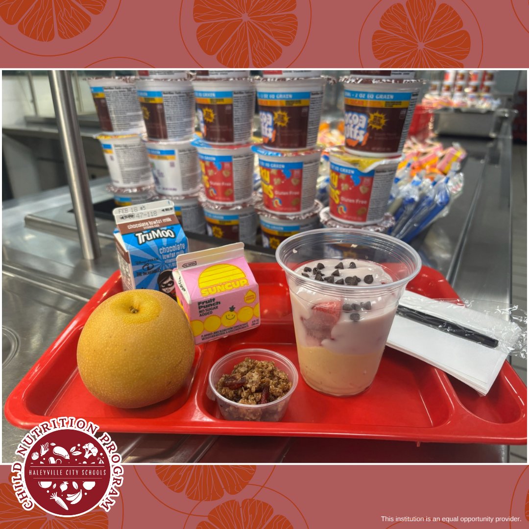 HaleyvilleCNP's tweet photo. Breakfast at Haleyville Elementary was packed with delicious choices this morning! π½οΈ Students fueled up with waffles, peanut butter and Jelly parfaits, cereal, whole grain Pop-Tarts, and donut sticks, plus a side of fruit or juice. πππ₯€
πΈ Katie Coleman
@HCSLionPride #HCSSLI https://t.co/UfNOOItuXs