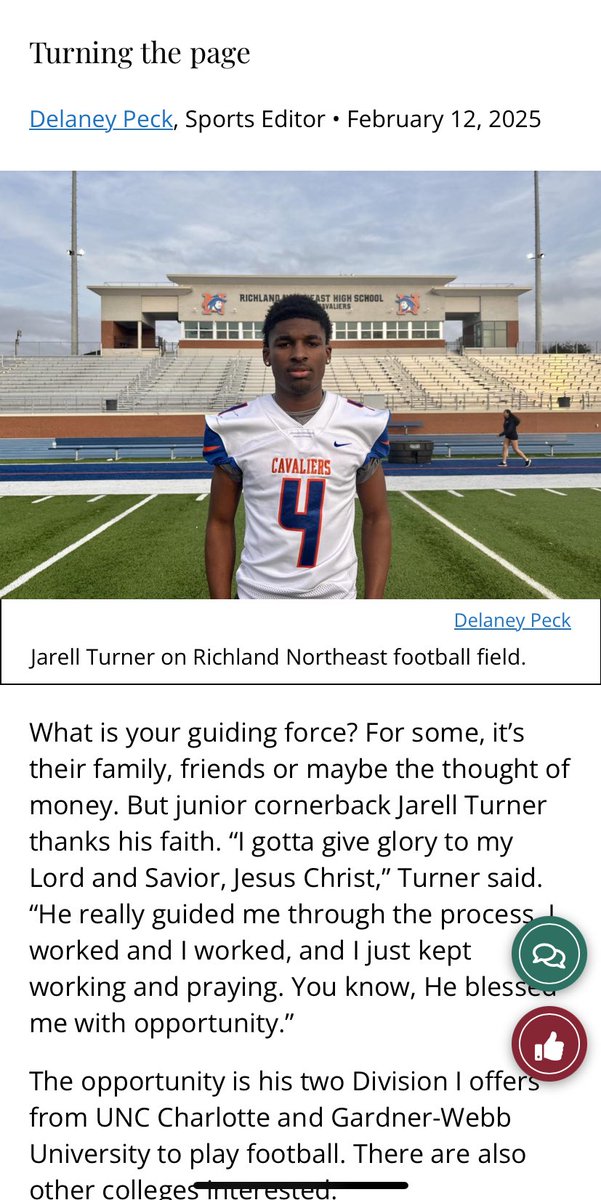 Jarell J4 Turner (@jarellturner4) on Twitter photo thesaber.org/10300/sports/t… Check my story out and how it all started !! <a href="/RNEcavsfootball/">Richland Northeast Football</a> <a href="/CoachWilson_95/">Walter Wilson</a> <a href="/BlakeBetette_07/">Blake Betette</a> thesaber.org/10300/sports/t… Check my story out and how it all started !! <a href="/RNEcavsfootball/">Richland Northeast Football</a> <a href="/CoachWilson_95/">Walter Wilson</a> <a href="/BlakeBetette_07/">Blake Betette</a>