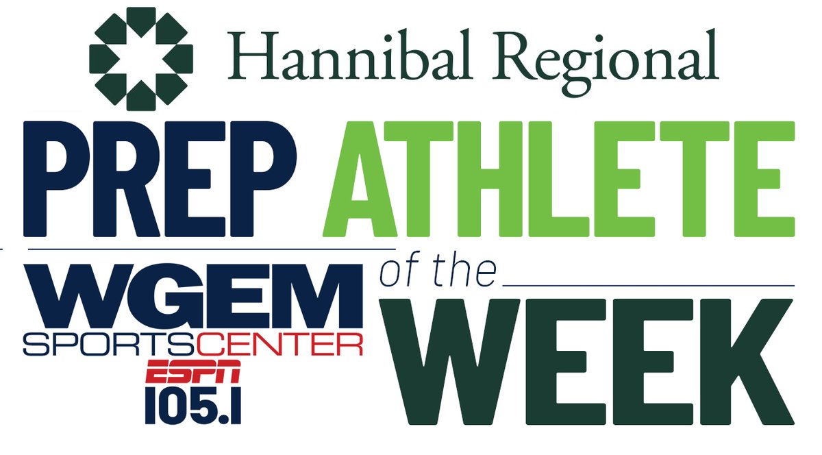 Congrats to Jenna Durst, QND, for being our Hannibal Regional and #WGEMSC Prep Athlete of the Week for Week 19!