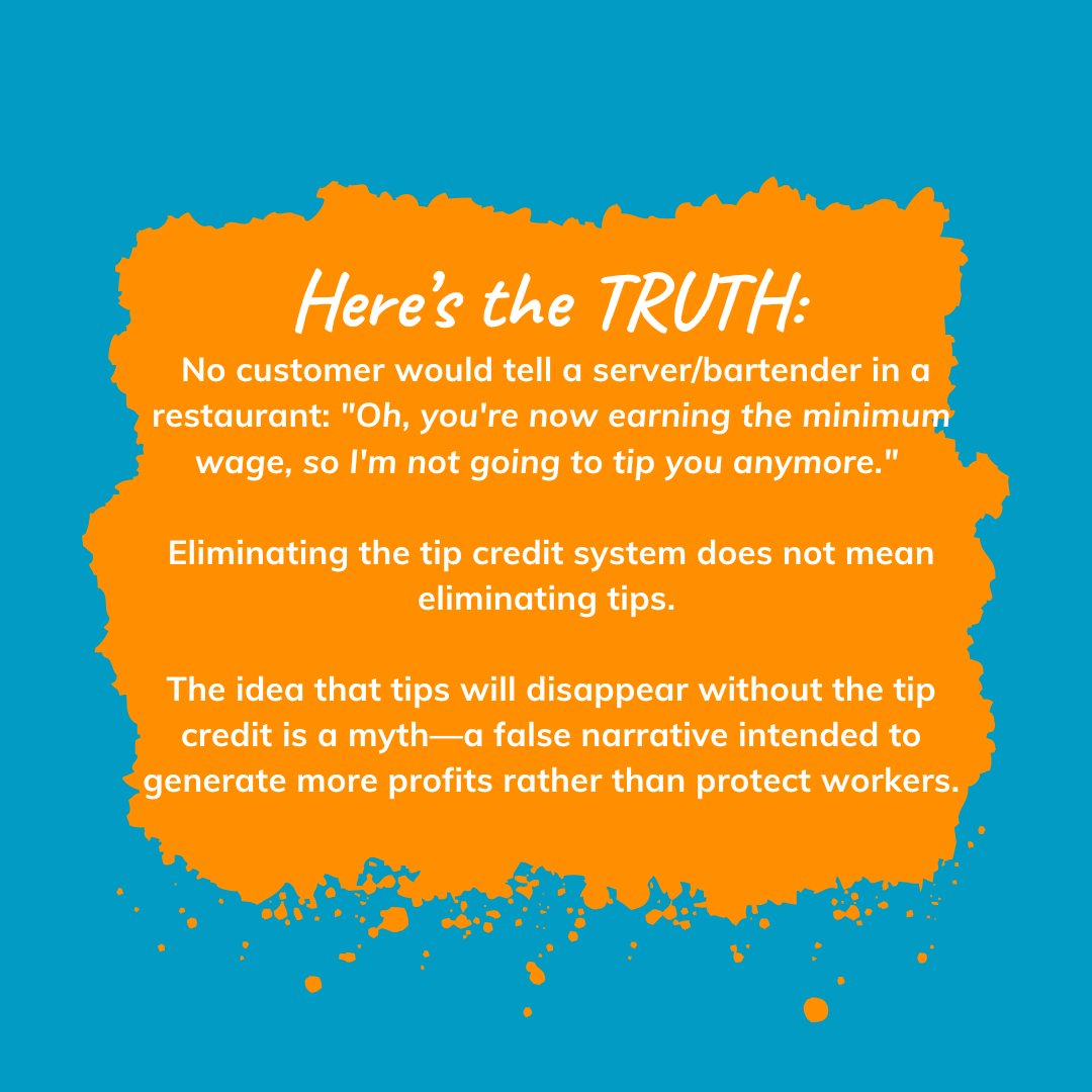 I'm a consumer. It's unsettling to see corporations &amp; lobby groups gather in public spaces in #Michigan, weaponizing fear to shape opinion &amp; emphasizing dire situations: customers will stop giving tips when the subminimum wage is abolished, more restaurants will close...NOT true!