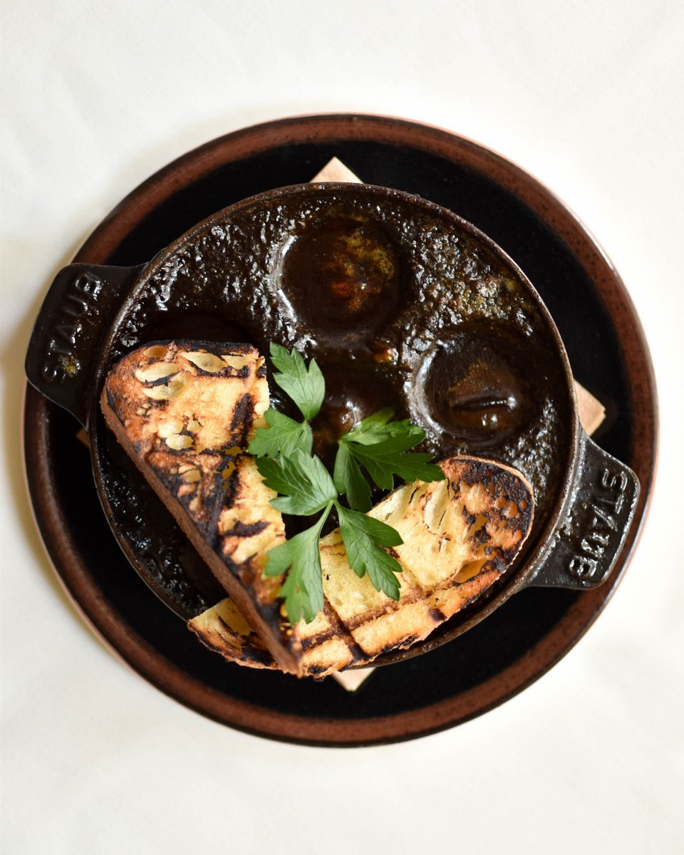 Tonight at Mistral, enjoy our Escargots prepared Burgundy Style and served with Red Wine, Garlic Butter and Semolina Toast.