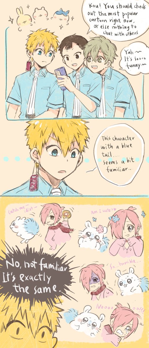 My friend introduced her favourite chiikawa character to me, and I told her it's tooooooooo familiar 😂😂😂😂😂😂😂😂😂
#自縛少年花子くん
#tbhk #kouminamoto #mitsubasousuke #mitsukou