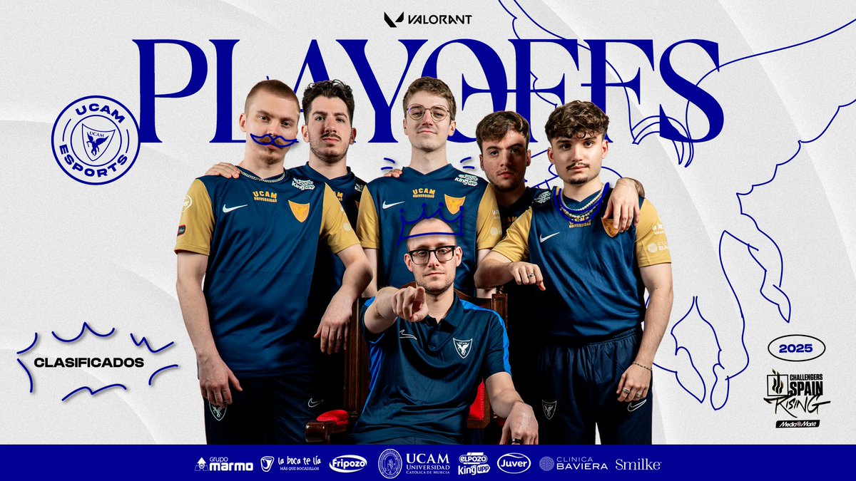 🏆 ESTAMOS EN PLAYOFFS 🏆

¡Aseguramos la plaza tras este último partido!

WE'RE PROUD OF YOU! <a href="/polvixD/">polvi</a>, <a href="/QuickisAlive/">Quick</a>, <a href="/Flickless_/">GX Flickless</a>, <a href="/bucherVAL/">bucher</a>, <a href="/YuNoFAS/">OTK YuNo</a>, <a href="/thinkiiCS/">PCF THINKII</a>, <a href="/AlexMudarra1/">Mudarra</a> and @Darkthasr! 👏🔥

#RisingMediaMarkt #GoUCAM 👊