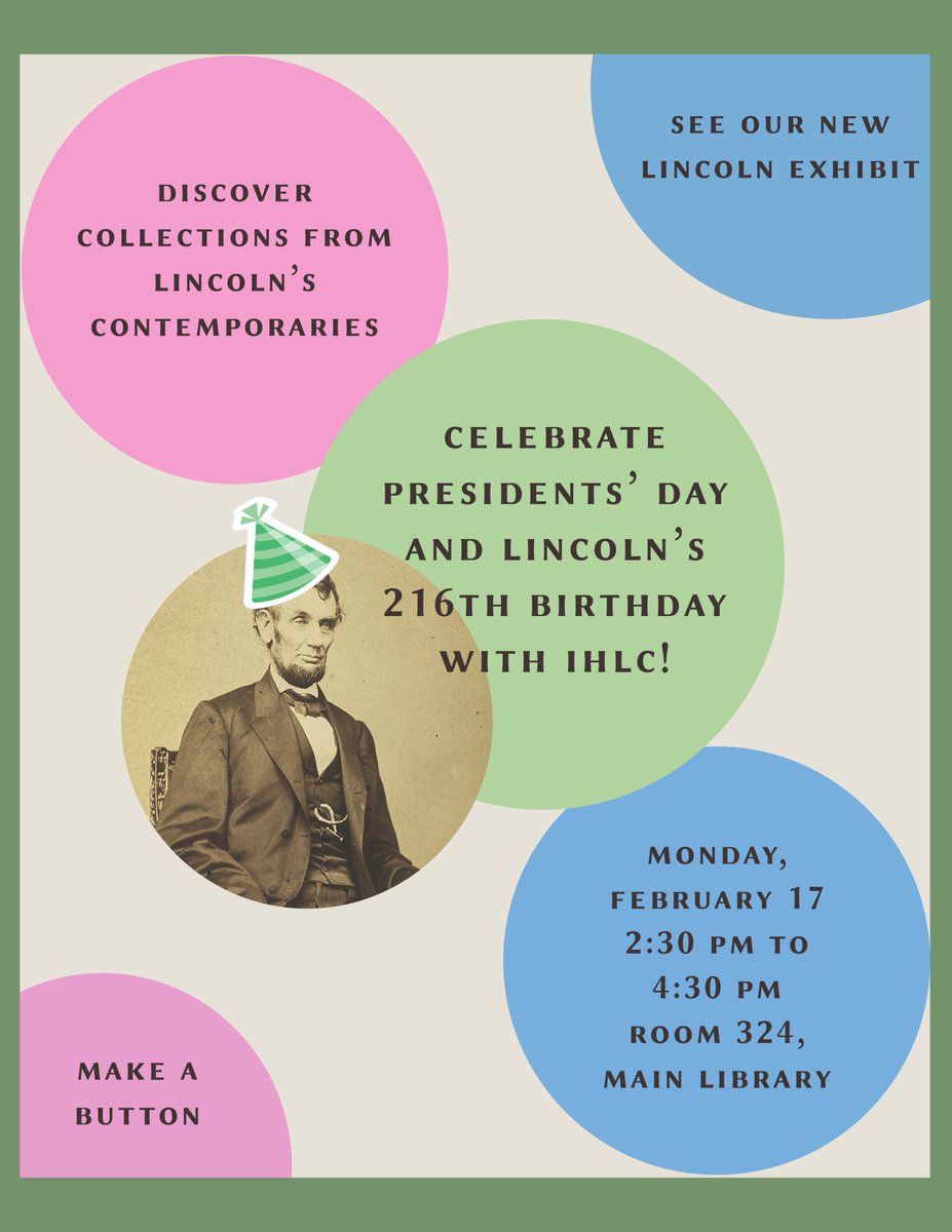 Illinois History and Lincoln Collections tweet media
