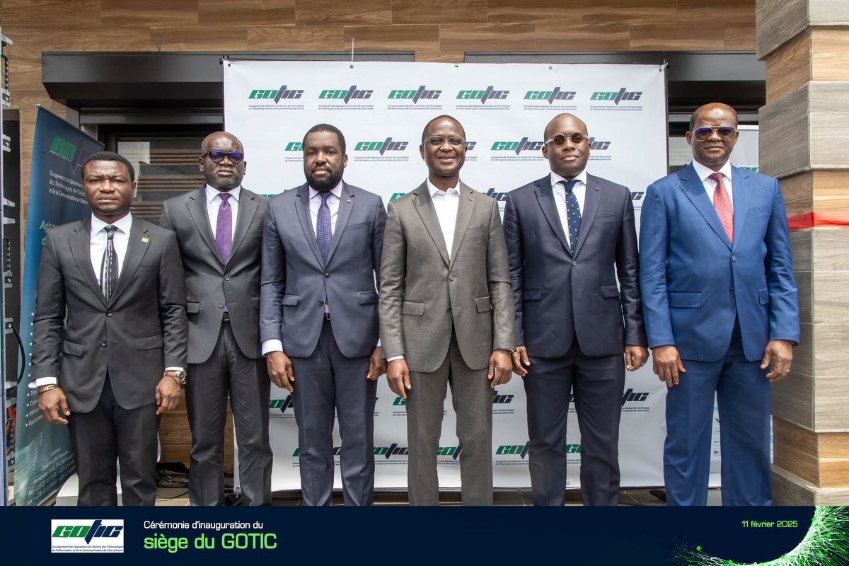 Inauguration du siège du GOTIC: un hub stratégique pour fédérer les acteurs du numérique et accélérer l’innovation. Merci à M. Ahmed Cissé président de la <a href="/Cgeci_Officiel/">CGECI - Le Patronat Ivoirien</a>  et à nos partenaires ! 
#GOTIC #NumériqueCI #Innovation