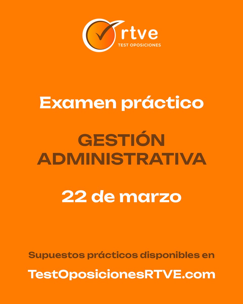 Supuestos prácticos ya disponibles en nuestra academia, ¡a por ellos! hashtag#Oposiciones hashtag#RTVE