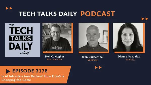 ITPressTour's tweet photo. TheTechTalksDailyPodcast #3178: Is AI Infrastructure Broken? How DIaaS is Changing the Game. @NeilCHughes https://t.co/nxpNTx359v #Volumez #MultiCloud #BlockStorage #SaaS #SDS #FastIO #ITPT @ITPressTour 60th Edition in California https://t.co/rOwzdzWn82