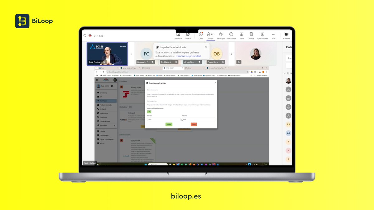 ADISSInforma's tweet image. 📢✨ ¡Más de 100 personas conectadas!
Hoy hemos compartido conocimiento sobre Gestión de altas, bajas, incidencias y formularios laborales en la Seguridad Social 📑✅ Un paso más en nuestro compromiso con la excelencia.
¡Gracias a todos por acompañarnos! 💙
#BiLOOP #Webinar