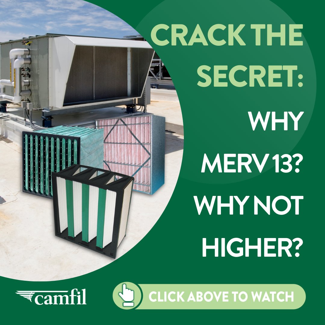 CamfilUSA's tweet photo. ๐https://t.co/UxTHGkbxbo
WATCH: Discover the secret to better air quality! In our latest video, learn why upgrading to MERV 13 and beyond is crucial for your facility's energy efficiency. โ https://t.co/326ghKppfI.
#MERV13 #AirQuality #HVACSystem #HVACSystemSecrets https://t.co/WcPQvqnNQo