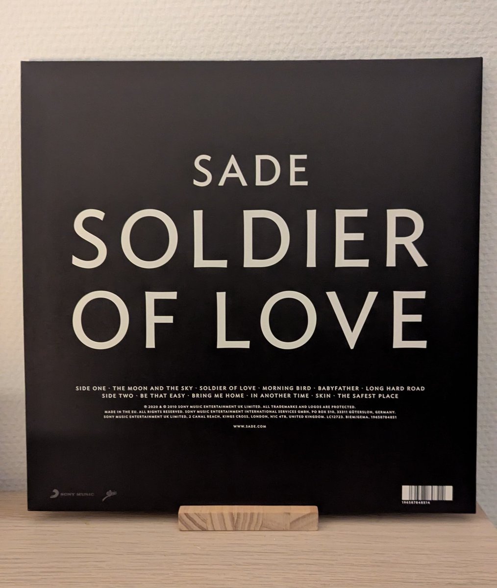 Ce soir on cuisine en douceur ❤️
Sade, Soldier of love, 2010