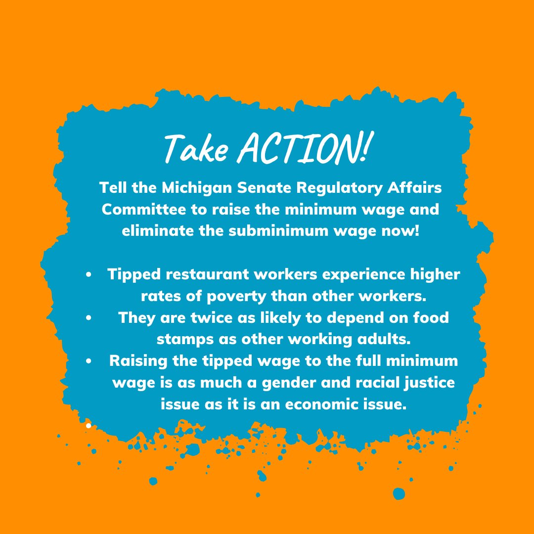 Real studies and experiences don’t lie: in eight states that have already raised the minimum wage and eliminated the subminimum wage—there has been little or no job loss! #MIEliminateSubminimumWage