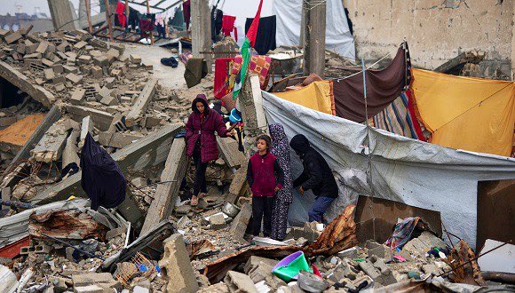 El futuro de #Gaza podría ser el futuro de todo el mundo en desarrollo, si lo que queda de conciencia y multilateralismo no reacciona al nuevo proyecto imperialista-sionista de despojo, ocupación y limpieza étnica que se anuncia sin pudor desde la capital del imperio.