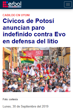 Así empezó la caída de Evo en 2019. 🇧🇴