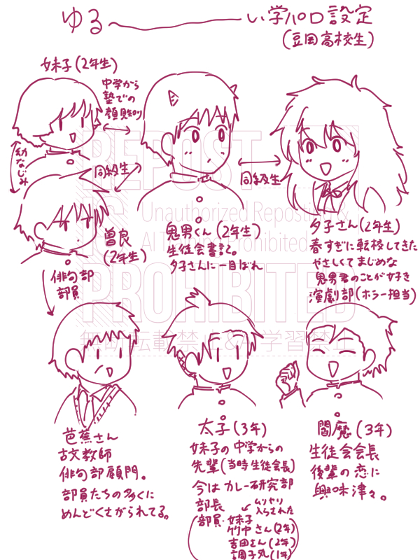 鬼夕周りの学パロ考えてたらゆうこさん所属の演劇部考えるのが楽しくなっちゃった
鬼夕メインに阿部大・閻さゆがほんのりあります 