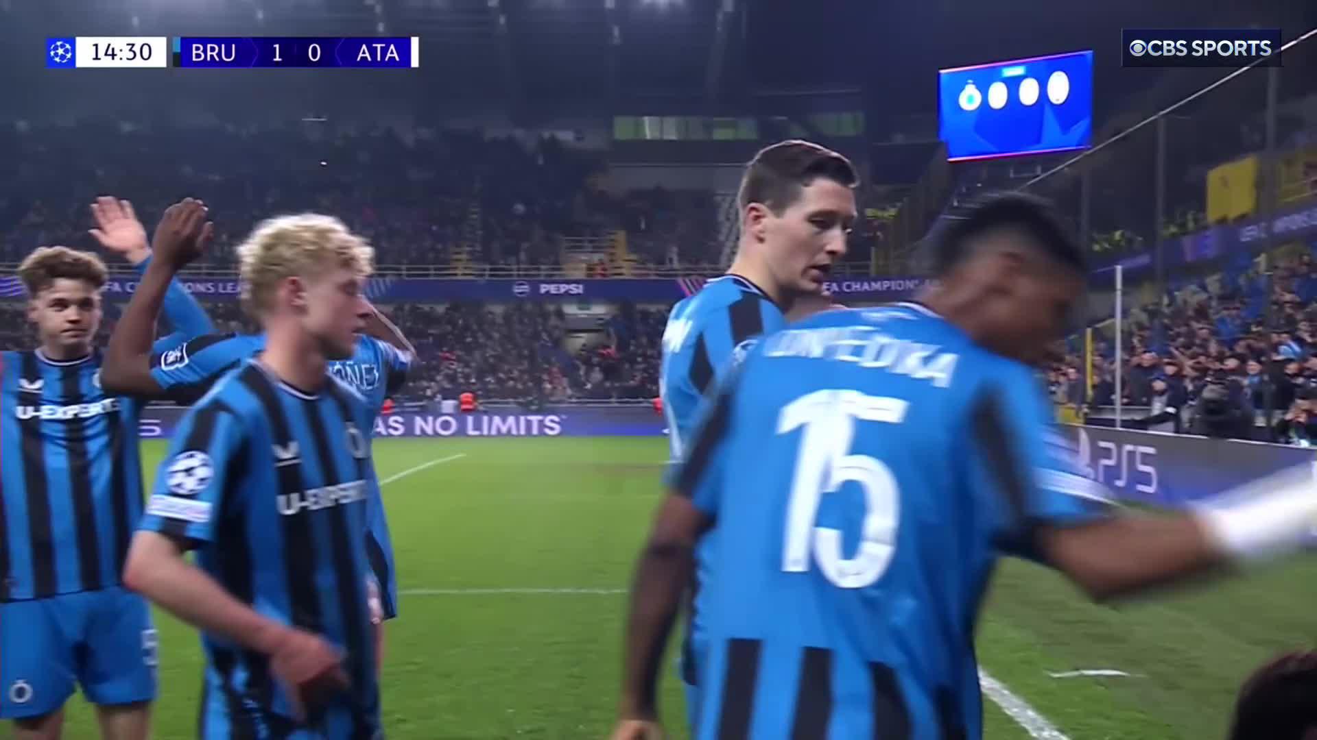 Club Brugge strike first with a brilliant finish from Ferran Jutglà 😮‍💨