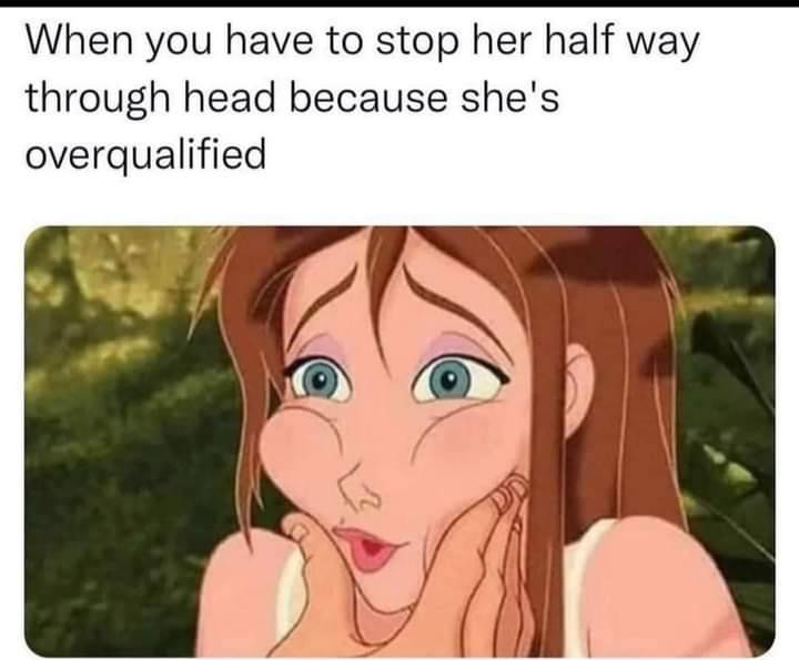 "If I didn't know better...I would think you're trying to make the King of the Gods cum fast... Naughty indeed."