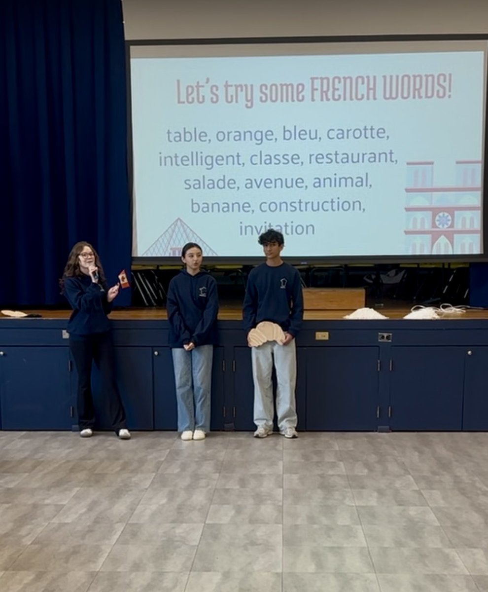 Great job representing French at the elementary schools! Such great examples for younger students to follow and learn from! 🇫🇷 ✨ #WeAreBethpage