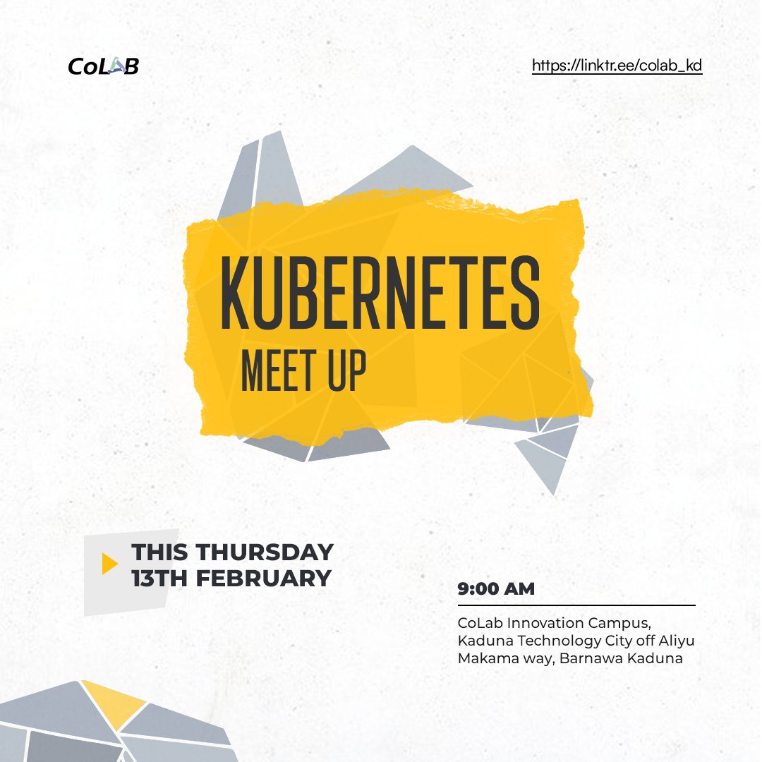 CoLab_kd's tweet image. New to Kubernetes? Join us for CoLab's Kubernetes Meetup for Beginners! Learn the fundamentals of container orchestration, deployment, and scaling in a hands-on session designed for newcomers. #KubernetesMeetup #CloudNative #CoLabCommunity