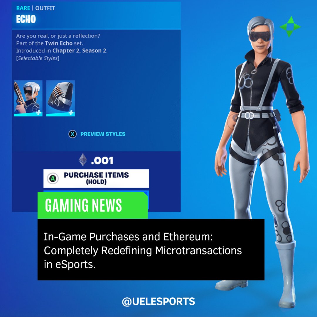 Ready for the next level of eSports transactions? Ethereum is redefining the microtransaction landscape. What are your thoughts? 🤔 #eSports #Ethereum #Microtransactions #Gaming #Blockchain