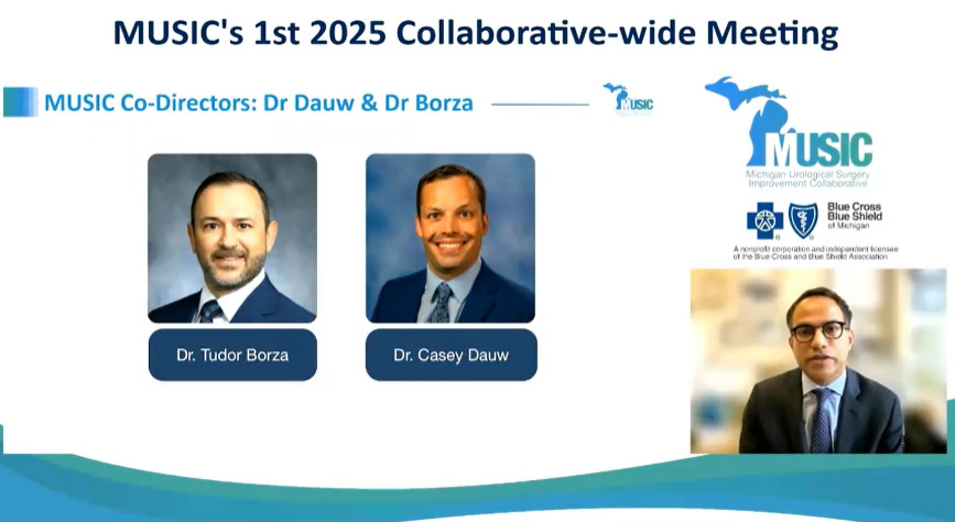 MUSIC Urology (@musicurology) on Twitter photo We kicked off our first collaborative-wide meeting of 2025 with <a href="/peepeeDoctor/">Khurshid Ghani</a> introducing <a href="/aekrumm/">Andy Krumm</a>'s new #PRO work, the newest outdoor site <a href="/UF_Urology/">UF Urology</a>, #BPH expansion, and MUSIC's new co-directors!
✨It is going to be a GREAT year for MUSIC!✨
#QualityImprovement <a href="/BCBSM/">BCBSM</a> We kicked off our first collaborative-wide meeting of 2025 with <a href="/peepeeDoctor/">Khurshid Ghani</a> introducing <a href="/aekrumm/">Andy Krumm</a>'s new #PRO work, the newest outdoor site <a href="/UF_Urology/">UF Urology</a>, #BPH expansion, and MUSIC's new co-directors!
✨It is going to be a GREAT year for MUSIC!✨
#QualityImprovement <a href="/BCBSM/">BCBSM</a>