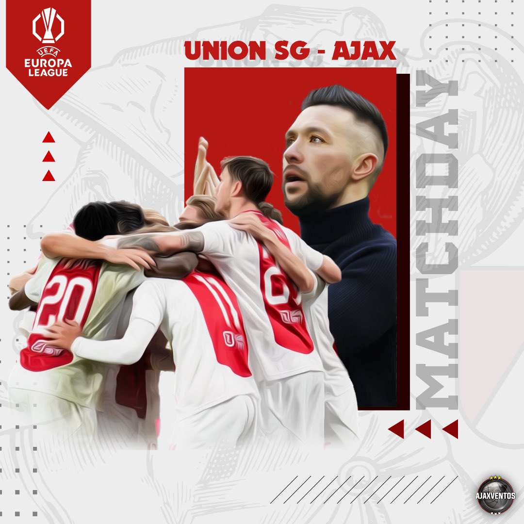 MATCHDAY! 🔥❌❌❌🔥 #UsgAja #Ajax #Amsterdam #AwayDays #OnTour #EuropaLeague
