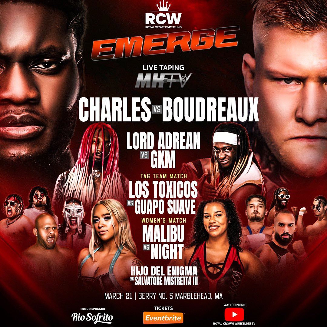 This event is expected to sell out completely; therefore, we advise that you secure your tickets promptly to guarantee a seat and entry to RCW Emerge. Once we reach maximum capacity, only fans who have purchased tickets online will be permitted to enter. Link in bio.
