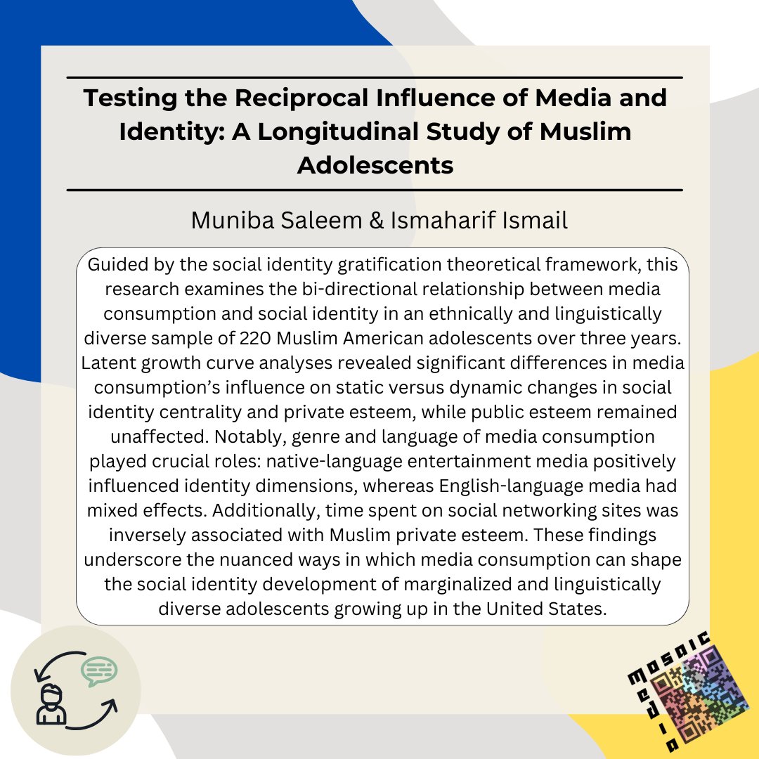 Media MOSAIC Lab (@mediamosaiclab) on Twitter photo Exciting lab news! Congrats to both <a href="/niba_saleem/">Muniba Saleem</a> & Ismaharif Ismail on their recent paper acceptance for #ICA2025! It's thrilling to know that our labs' innovative research will be presented at this year's conference. For more information, see the abstract below! 🎉 Exciting lab news! Congrats to both <a href="/niba_saleem/">Muniba Saleem</a> & Ismaharif Ismail on their recent paper acceptance for #ICA2025! It's thrilling to know that our labs' innovative research will be presented at this year's conference. For more information, see the abstract below! 🎉