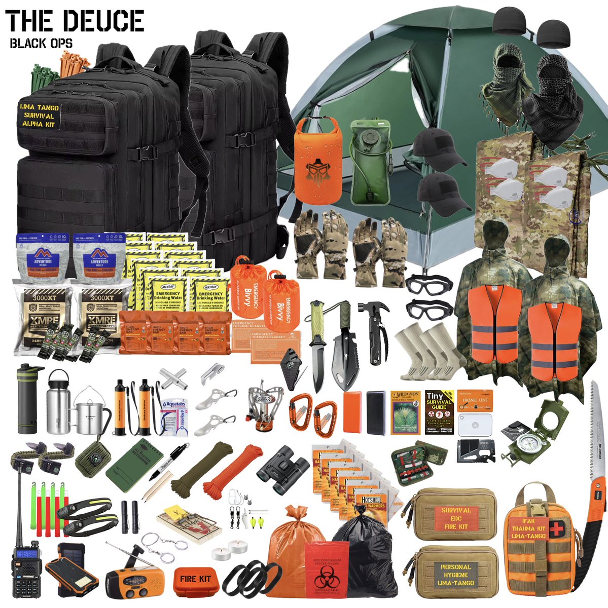 LimaTango5's tweet photo. Have you and your family prepared for the next natural disaster or emergency scenario! Contact LIMA-TANGO to build your custom bespoke survival solution to fit you families needs. https://t.co/CDEOb0KaLA #bugoutbag #survivalkit #emergencykit #prepper #disasterprepardness #EDC #survivalgear #SHTF