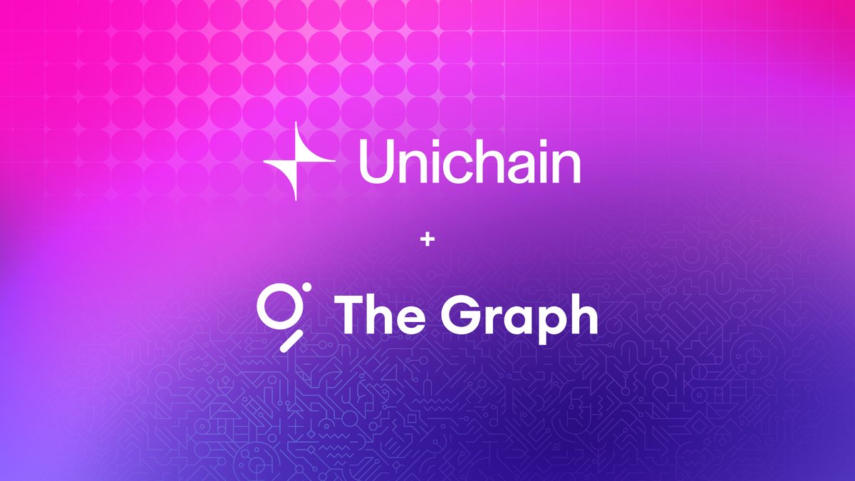 随着 Unichain 主网的启动--这是一个旨在塑造 DeFi 未来的 L2。经过成功的测试阶段后，Unichain 主网现已上线，从第一天起就集成了 The Graph。@Unichain 

从现在开始，所有在 Unichain 主网上构建的开发人员都可以通过 The Graph 上的子图无缝组织和访问链上数据。