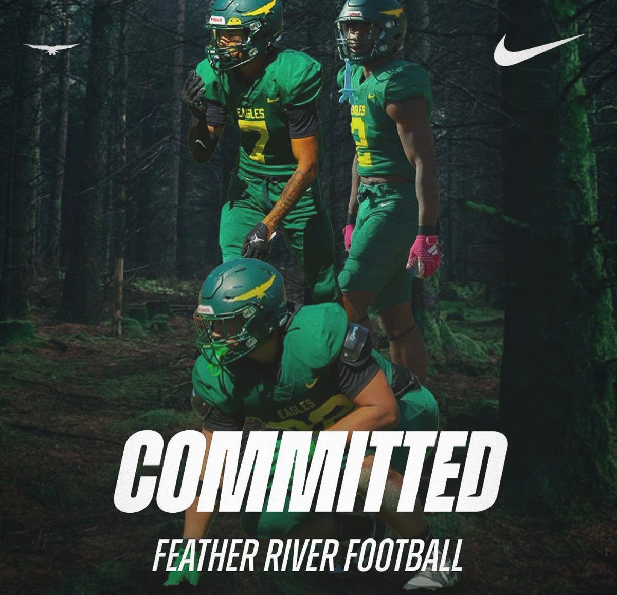 Excited to announce my commitment to <a href="/FRC_FOOTBALL/">FRC Football</a>  Go Golden Eagles!@Coach_Cal_B 
<a href="/CoachG_FRC/">Coach Goulet</a>