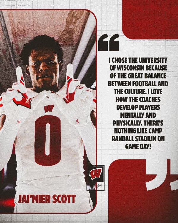 JaimierScott's tweet image. #OnWisconsin 🏆